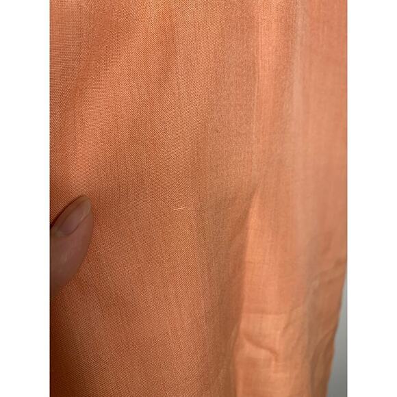 Max Mara Silk Peach Orange Lightweight Scarf - Picture 4 of 6